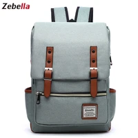 zebella female backpack students laptop backpack school backpacks for girls boys rucksack casual teenagers travel mens bag