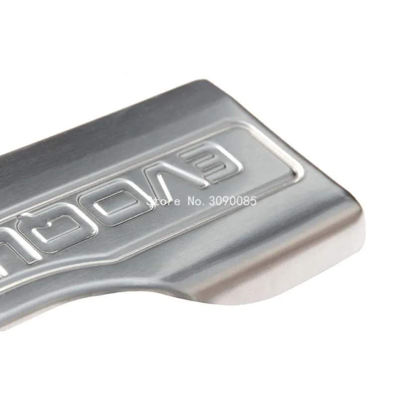 4 шт. Накладка на порог внутри двери из нержавеющей стали с лампой для Land Rover Range