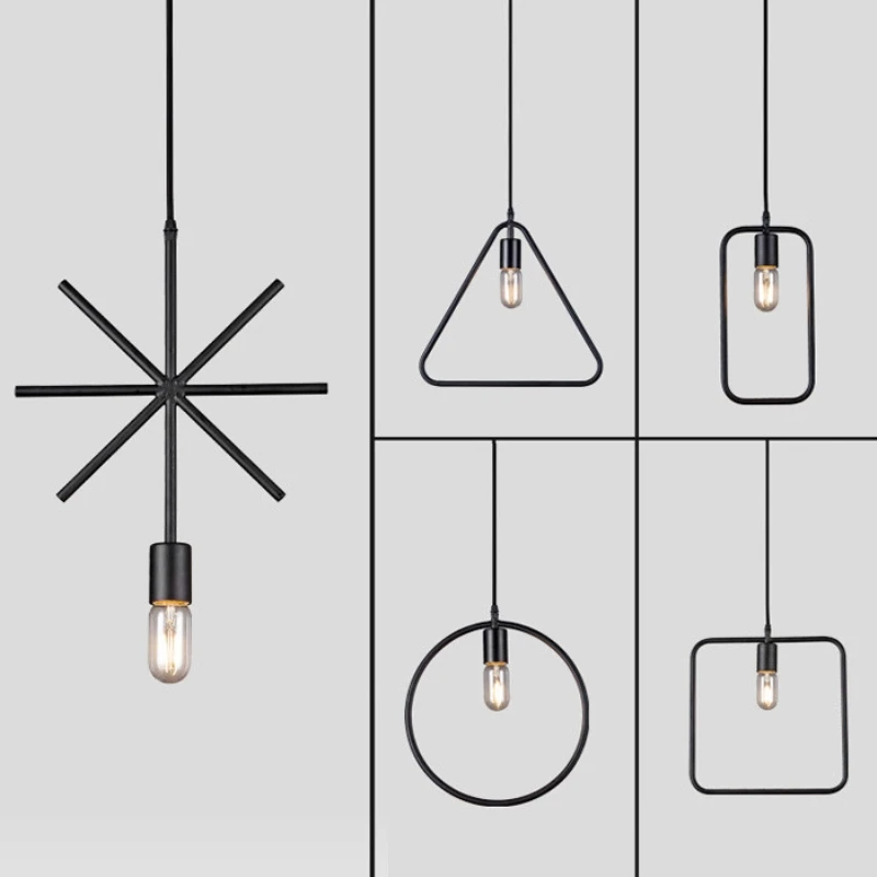 BDBQBL современные железные подвесные лампы в стиле арт деко металлический