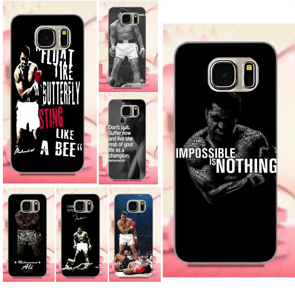 Oedmeb король бокса Мухаммед Али для Apple iPhone 4 4S 5 5C 5S SE 6 6S 7 8 Plus X LG G3 G4 G5 G6 K4 K7 K8 K10 V10