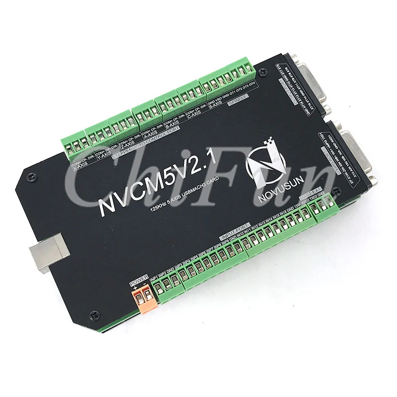 

Бесплатная доставка NVCM V2 125K полная функция USB Mach3 карта управления 5 осевой шаговый двигатель управление 16 портами фотоэлектрический изолированный IO