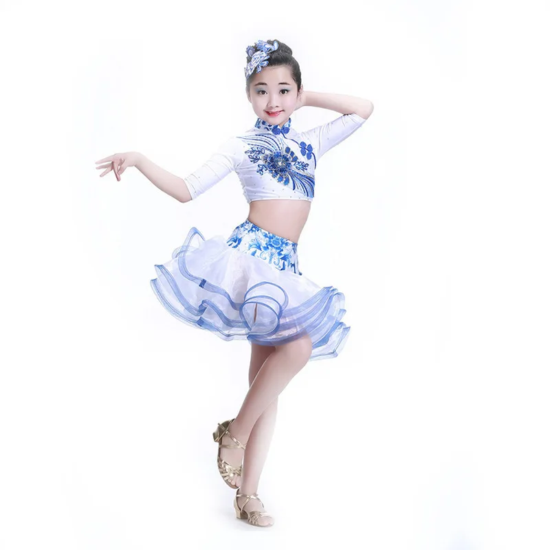 Платье для латиноамериканских танцев в китайском стиле | Тематическая одежда и