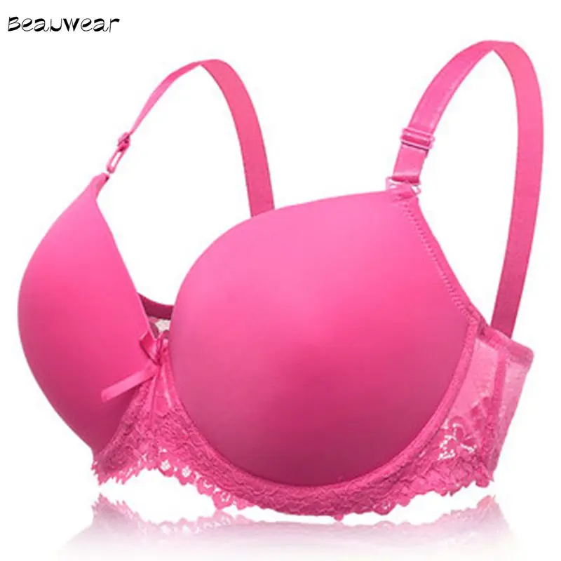 Beauwear 38D 38E 40D 40DD 40E 42D 42E 44D 44E 46D 46E 48D 48E плюс размер фиолетовый бюстгальтер большая