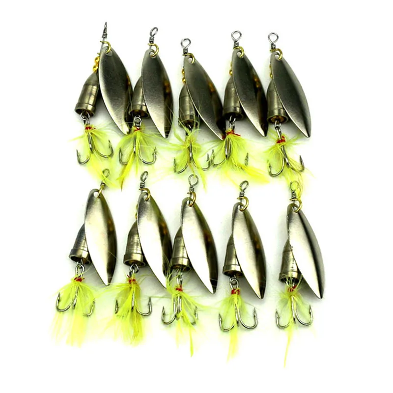 Рыболовные приманки * рыболовные с перьями и тройными крючками|spinner fishing|cuilleres de