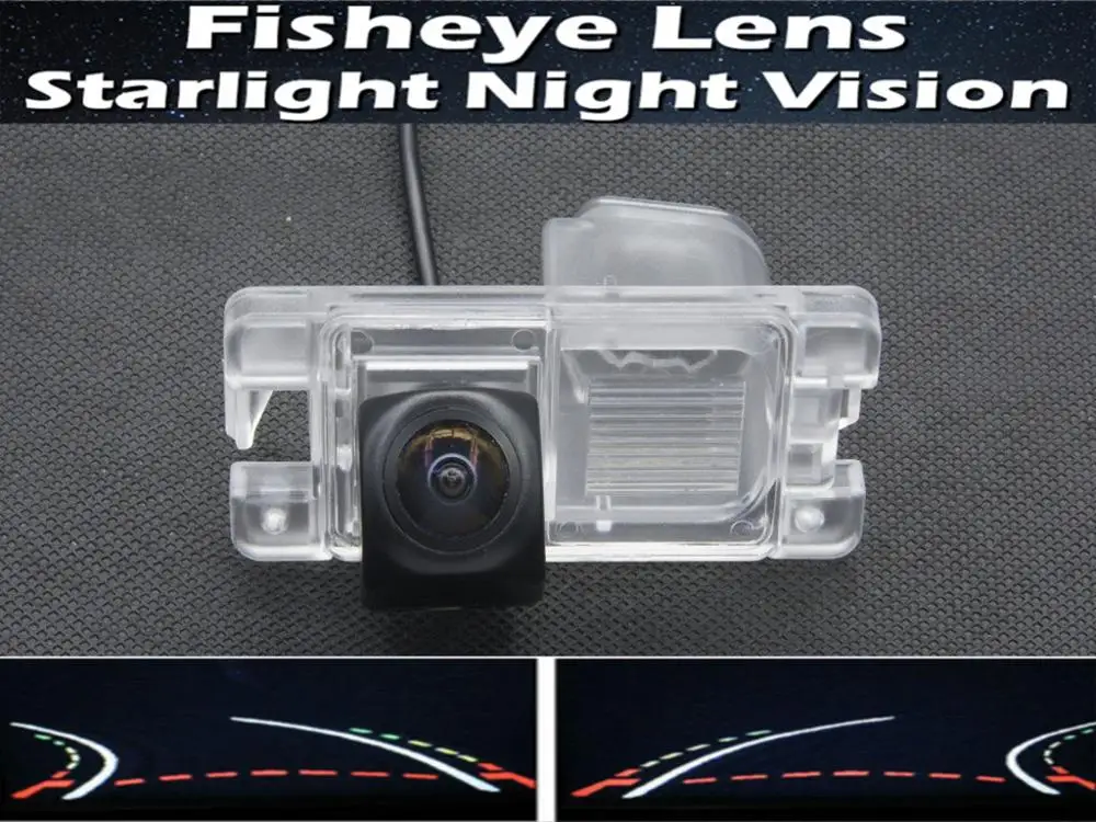 

1080P Fisheye Trajectory Tracks Car Rear view Camera for American Mitsubishi Pajero in USA version Night Vision Reverse Camera