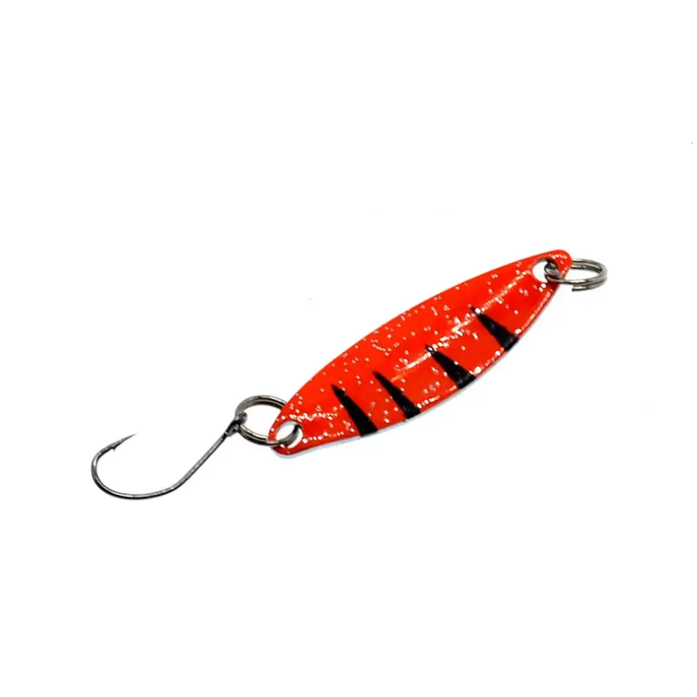 5pcs/lot Colorful Lightweight Metal Spinner Spoon Fishing Lure 2g 3.5cm Casting Jig Carp Baits with Single Hooks | Спорт и