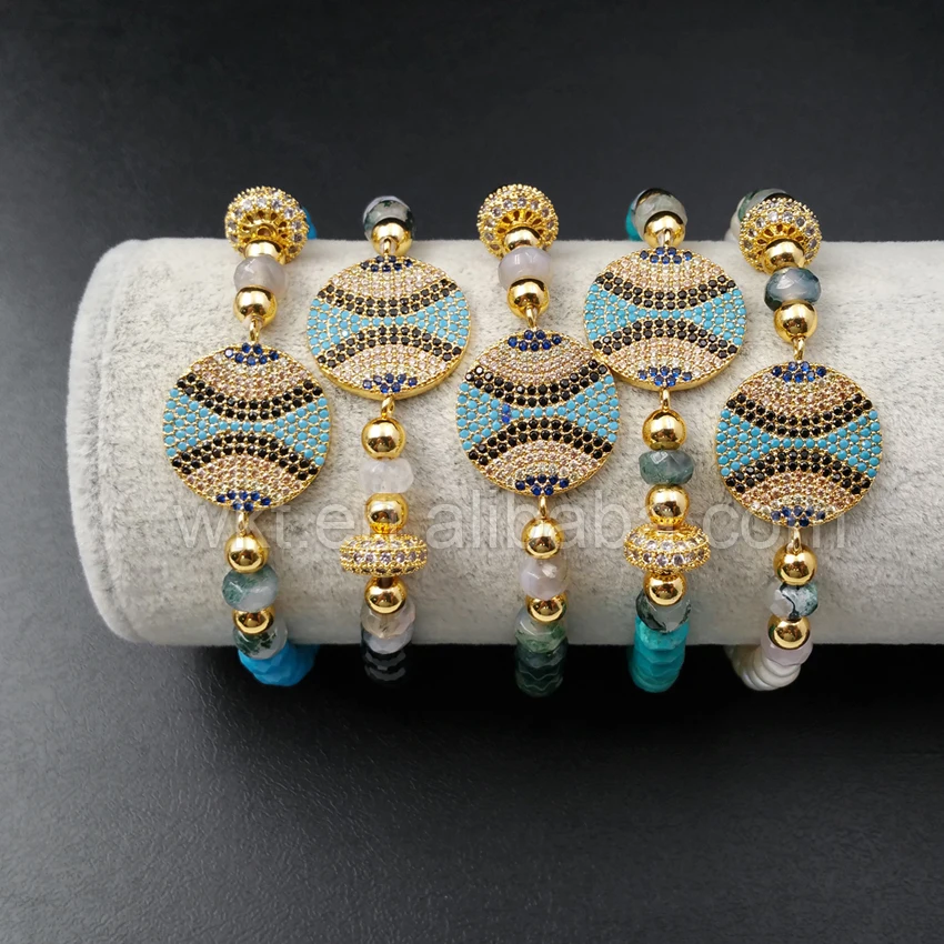 _ Оптовая продажа индивидуальный кубический циркон ПАВЕ круглый подвесной