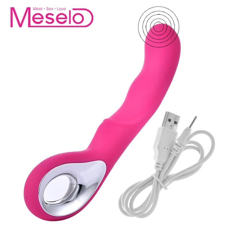 Силиконовый вибратор Meselo для стимуляции точки G 10 скоростей usb-зарядка