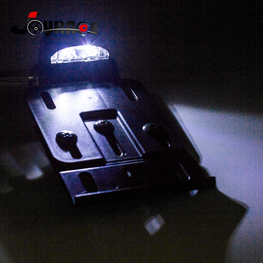 Мотоцикл складной светодиодный Боковое крепление Кронштейн номерного знака