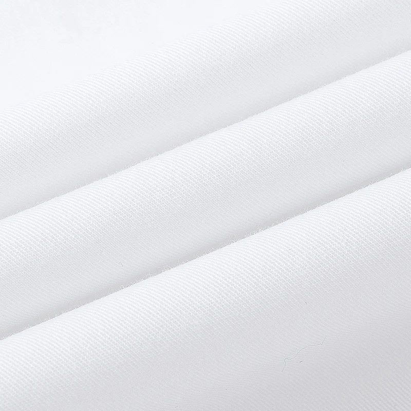 Mandarin Bussiness Formal Shirts for Men Chinease Stand Collar Solid Plain White Dress Shirt Regular Fit Long Sleeve Male Tops