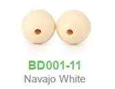 Navajo White Chenkai 100 шт 9 мм силиконовые бусины для зубов DIY детская погремушка-прорезатель для зубов подвеска пустышка сенсорные ювелирные изделия игрушка для изготовления бусин - Цвет: Navajo White
