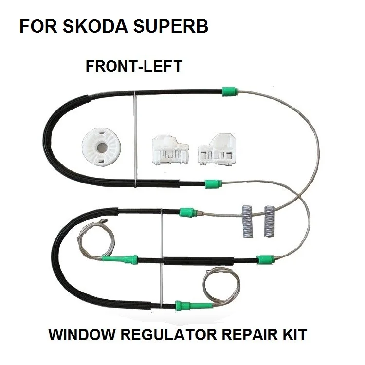 

FOR SKODA SUPERB WINDOW REGULATOR FRONT-LEFT SET 2001-2009