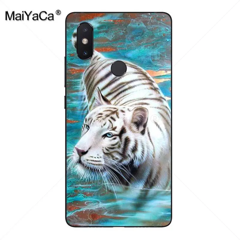 MaiYaCa angry tiger animal Cub новый роскошный модный Чехол для мобильного телефона xiaomi mi 8 se 6