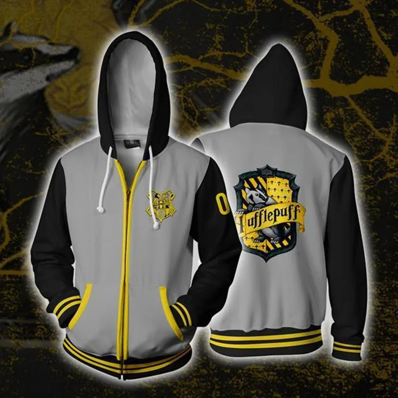 Хогвартс Школа Гермионы Косплей Костюм Гриффиндор Слизерин Hufflepuff Ravenclaw толстовки, свитшоты, куртки, пальто для мужчин и женщин