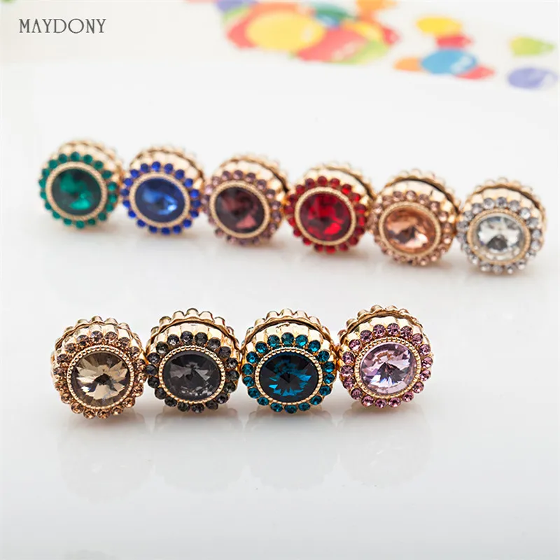 

XT65 Wholesale fashion headwear scarf magnet brooch hijab clips 12pcs/lot