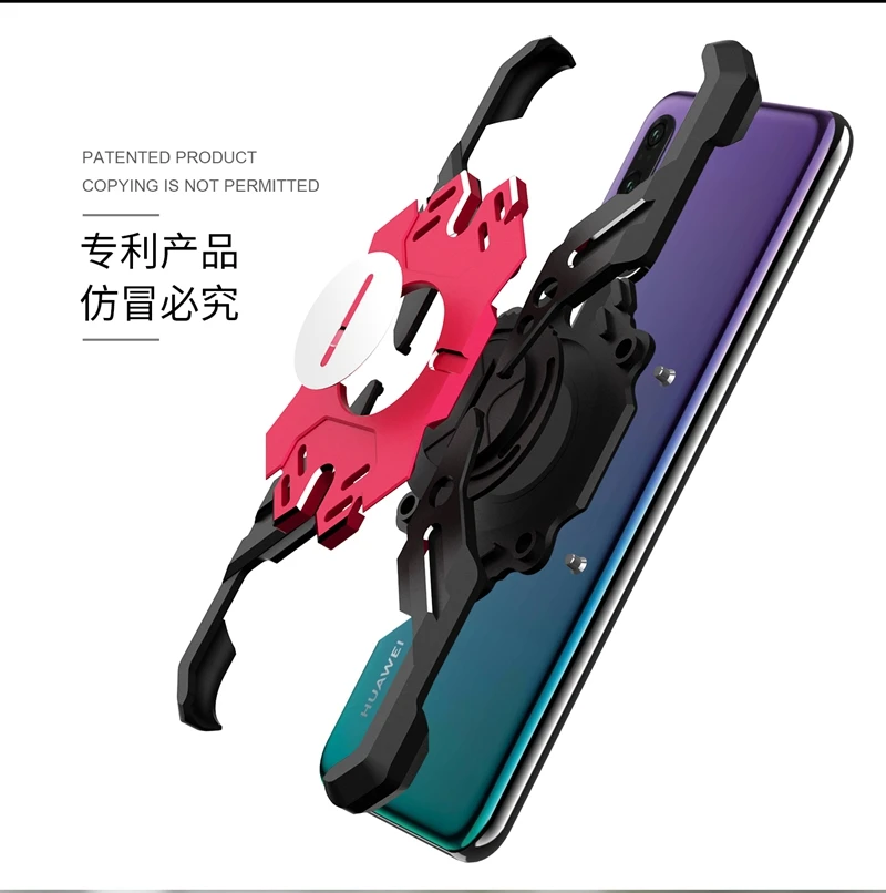Для huawei P20 Pro Чехол панцири Тяжелая пыль металлический алюминиевый с ЧПУ Защита Скелет Голова Чехол для телефона кронштейн