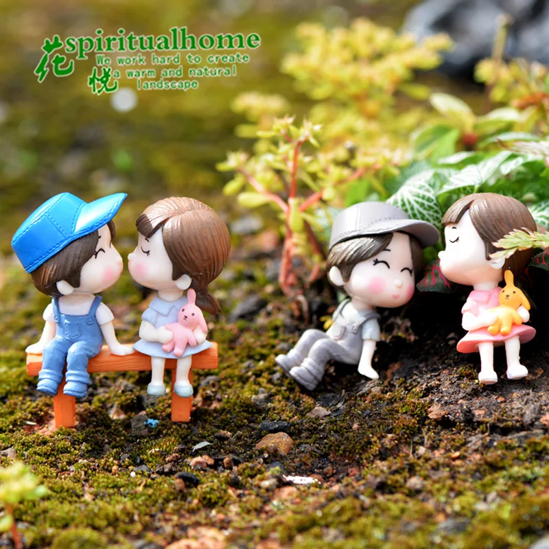 Набор из трех предметов моха микропейзаж многомясные растения украшение