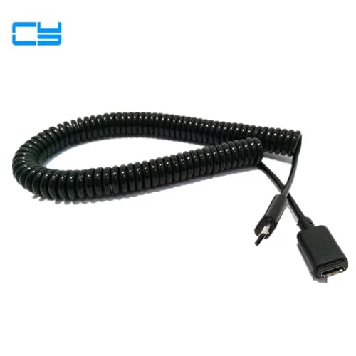 200 см/2 м пружинный выдвижной провод Micro USB кабель для передачи данных удлинитель