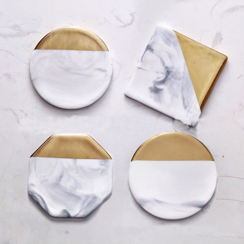 ANGNYA 1Pcs Fashion Marble False Nail Tips Nail Art Painting Gel Polish Display Board Mix Palette Manicure Tool Beauty Accessory