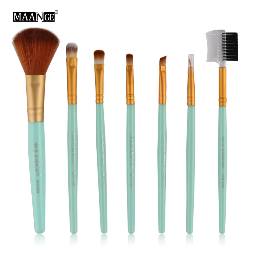 Профессиональные кисти для макияжа 7 шт. набор кистей косметических