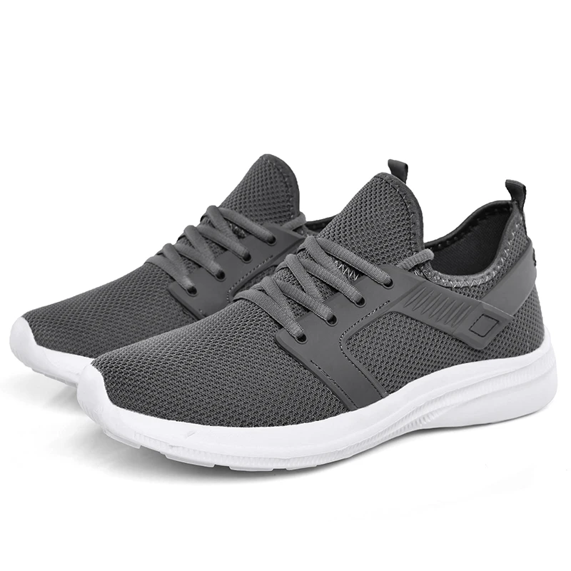 Hemmyi Mens Shoes Casual Breathable Mesh Light Outdoor Sneakers Spring/Autumn Male Footwear Lace-Up Zapatos De Hombre | Обувь