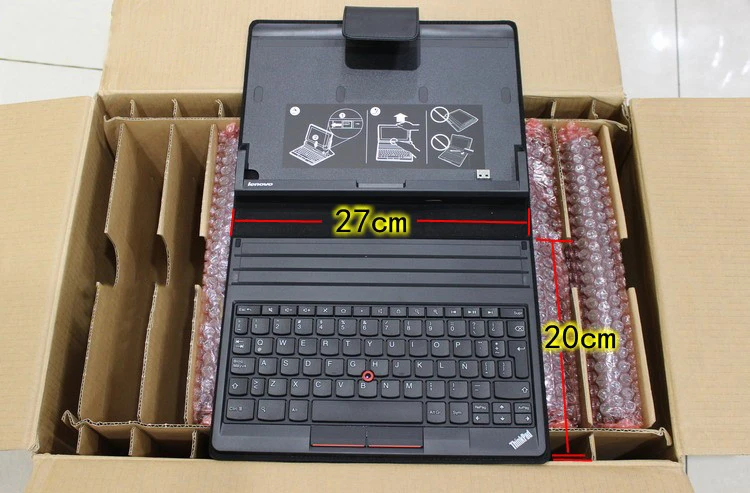 Чехол-клавиатура для планшета lenovo ThinkPad, EU, английский, испанский, 0B33534 03X6376