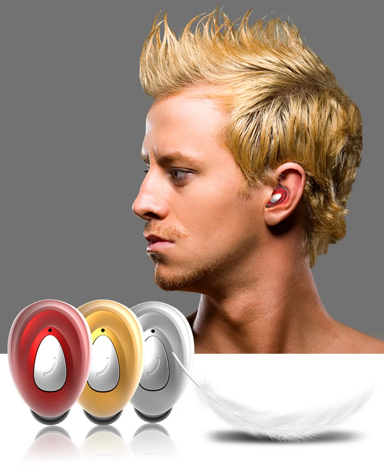 Новый Небольшой bluetooth наушники S650 беспроводные Невидимый earplug мини bluetooth4.1