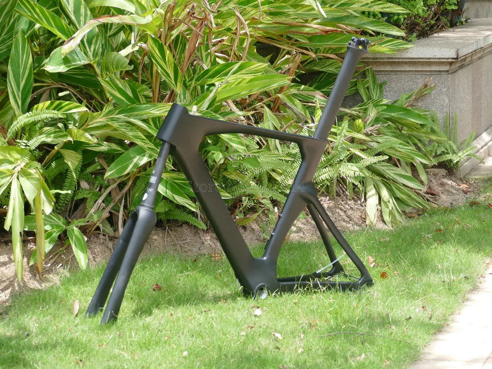 2018# Time Trial Triathlon Bike Frameset ( frame fork seatpost seat nut) Toray Carbon TT Frame Size : 56cm | Спорт и развлечения