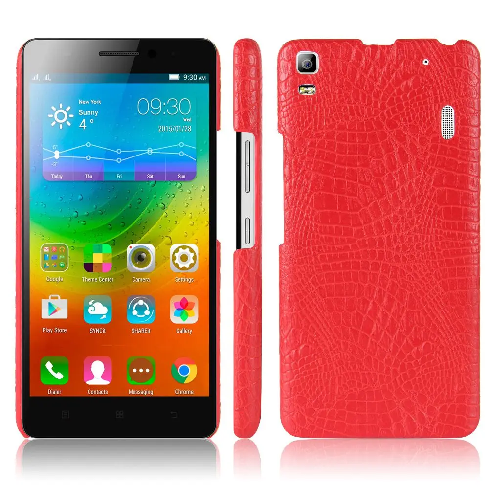 Hard Plastic Case For Lenovo K3 Note K50 5.5&quotcase luxury Pu Leather hard PC Protection Back Phone Cover K 3 |
