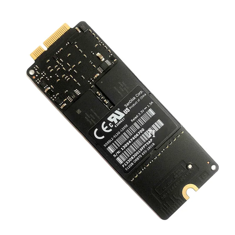 Распродажа твердотельный накопитель A1425 A1398 SSD 758 ГБ 512 256 128 для MacBook Air 2012 года 655 1738A