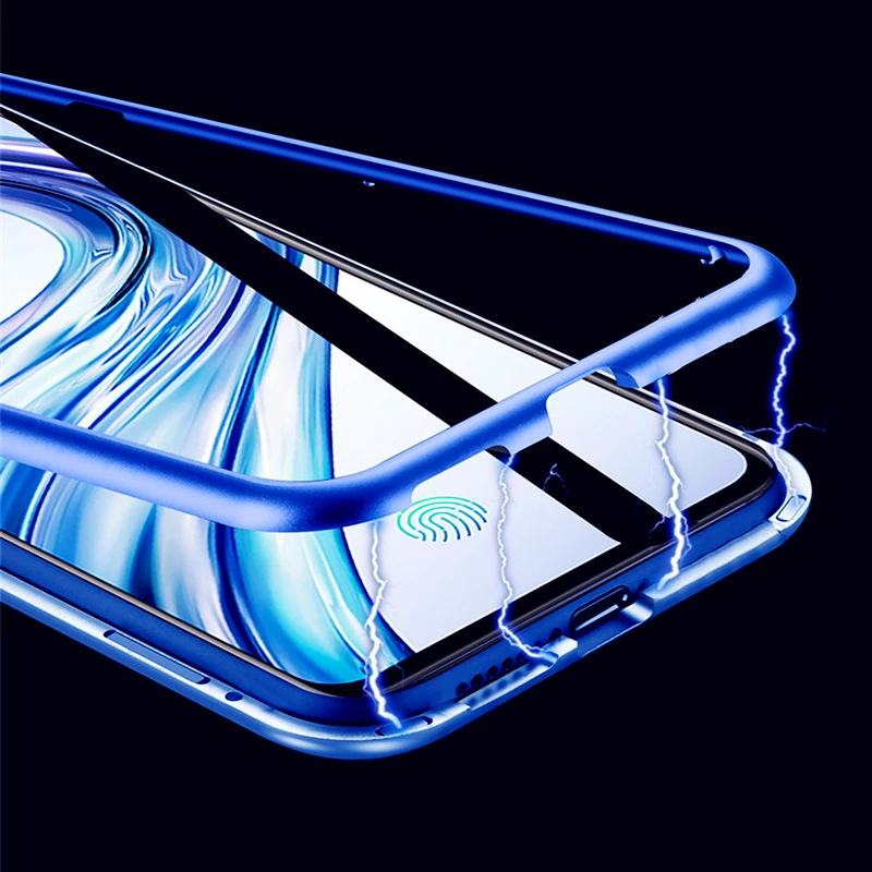 Магнитный стеклянный чехол Mzxtby для телефона Huawei Mate 10 20 Pro Lite P10 plus Honor магнитный