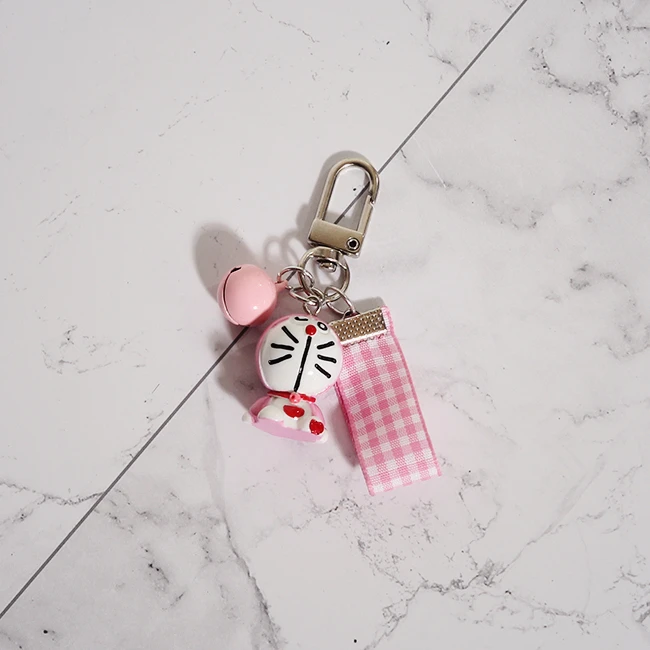 Omamori животные утки колокольчик брелки мотаться Шелковый брелок с лентой Maneki Neko Фортуна Подвеска Брелки сумка Подвеска J32