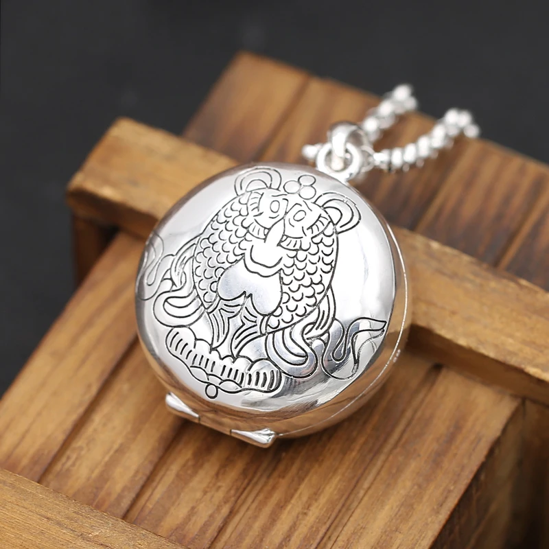 Женское и мужское ожерелье с кулоном из чистого серебра 925 пробы в этническом