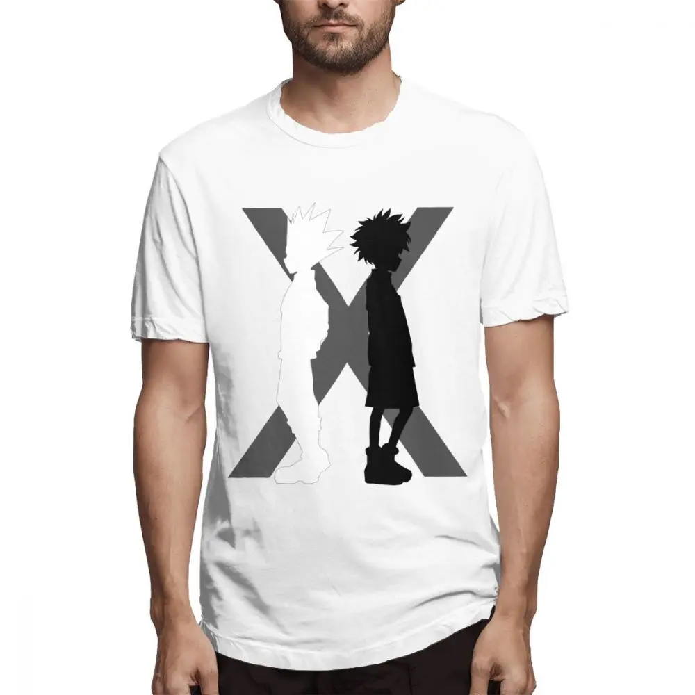 Мужская киллуа золдик GonFreecss Охотник х модная футболка с круглым вырезом новая