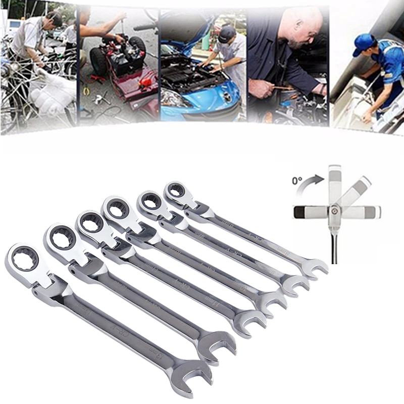 Ключ Гаечный с храповым механизмом 8 19 мм 1 шт.|torque wrench|ratchet wrenchkey torque |