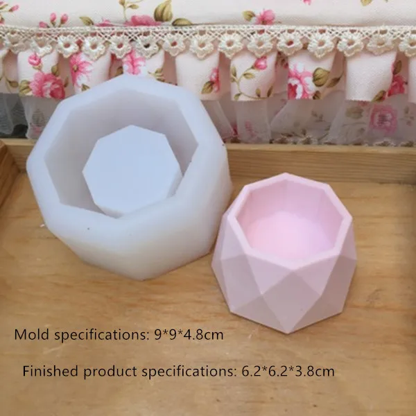 style L Силиконовый бетон Schimmel geomel Bloempotten цемент Vaas Schimmel Handgemaakte плантатор multi-bloem Plaat Tuin Decora - Цвет: style L