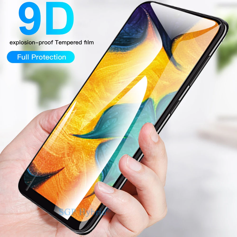 9D для samsung A30 A50 Защитное стекло galaxy a40 a70 Защитная крышка экрана закаленное A 30 50 40 70