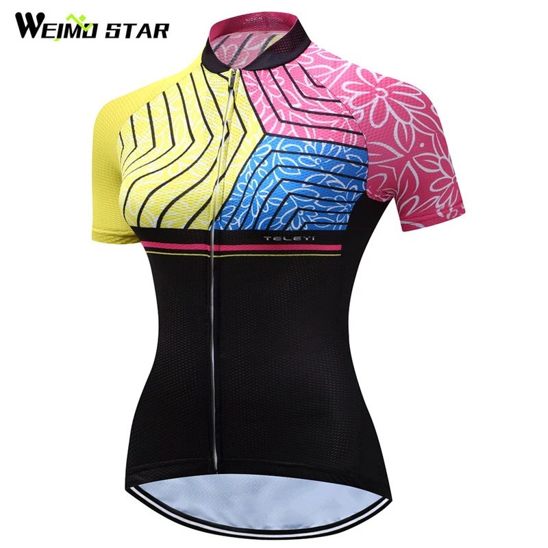 

Weimostar 2021 Breathable Cycling Jersey Women Sport Racing Cycling Clothing Outdoor MTB Bicycle Jersey Bike Cycle Wear Clothes
