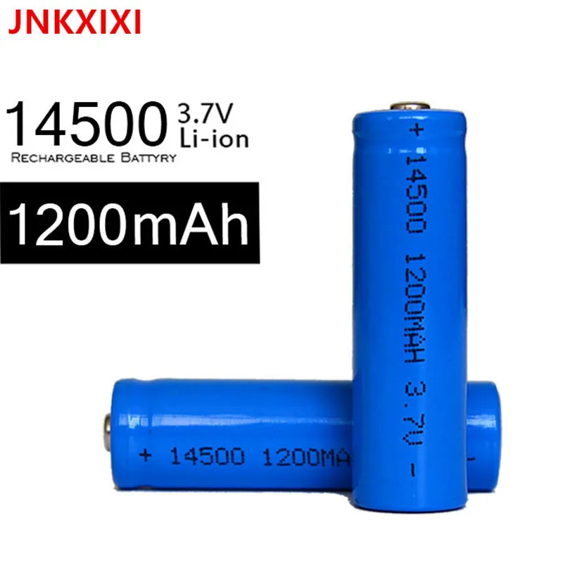 10 шт./лот 14500 аккумуляторная батарея литий ионный аккумулятор 1200 мАч для