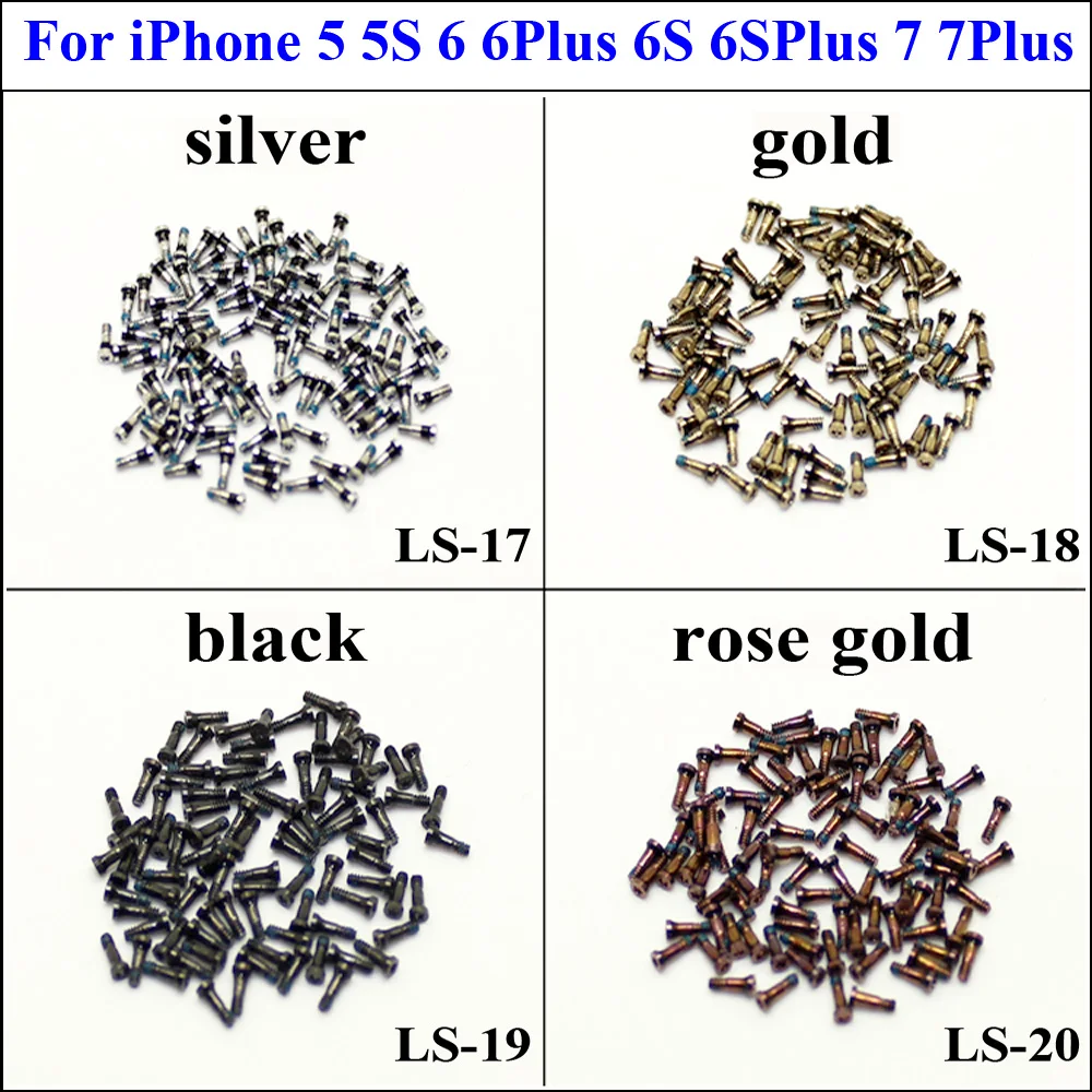 

ChengHaoRan 1pcsHigh Quality Torx Screw 5 Point Star Pentalobe Bottom Screws For iphone 6G 6 Plus 6S Plus 7G 7 Plus 4 4S 5 5S 5C