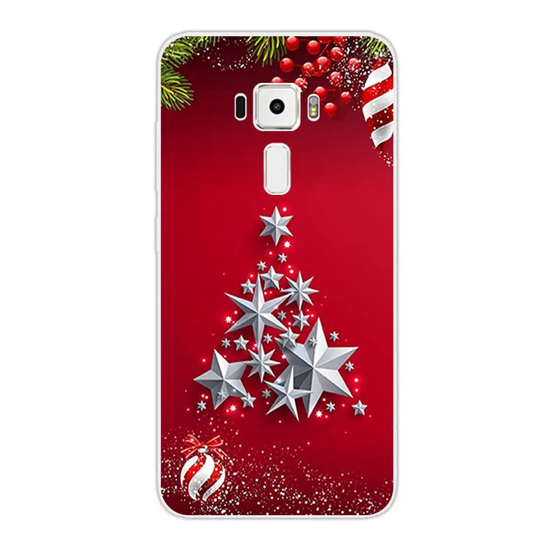 06 Для Asus Zenfone 3 ZE552KL ZE520KL Max ZC550KL ультра тонкий чехол из ТПУ и силикона с рождественскую ночь задняя крышка из прозрачного Fundas 5,5 дюймов Coque - Цвет: 06