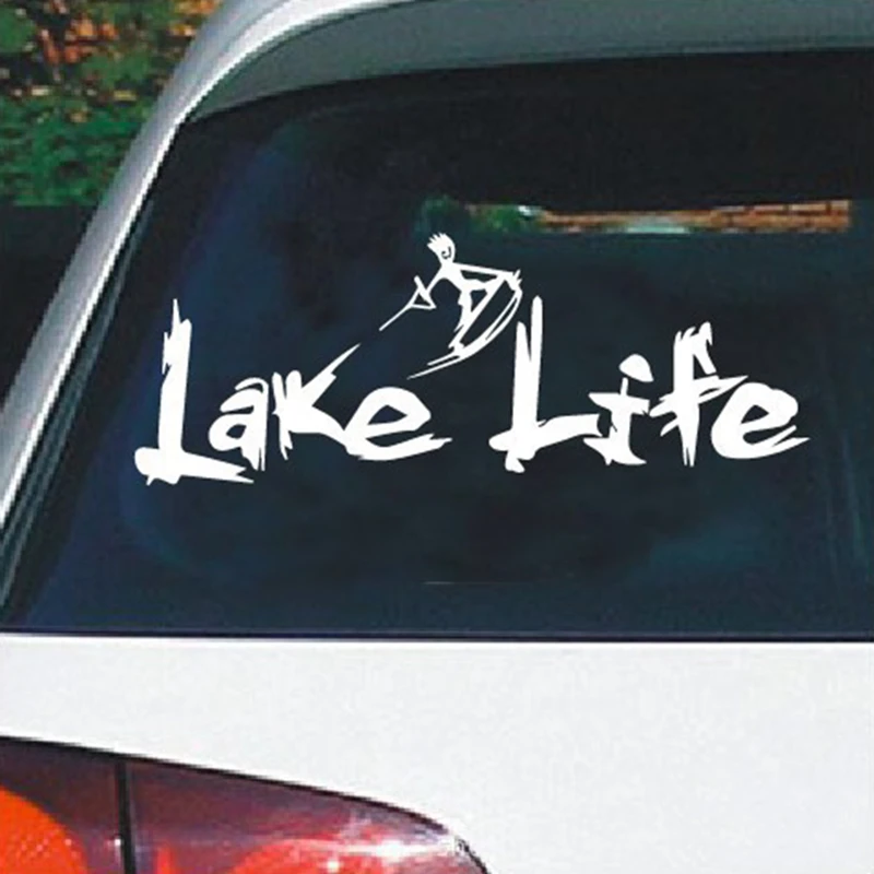 Спорт Wake Surf лодка Виниловая наклейка для автомобиля наклейки скейта доски