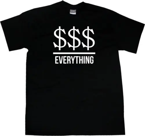 Уличная футболка Kings of NY Money Over Everything Бренд New York NYC Design | Мужская одежда