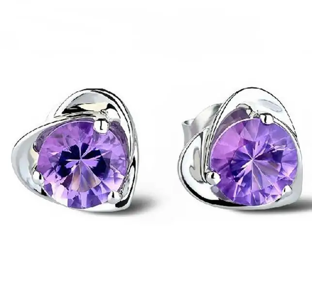 OMH оптовая продажа модные ювелирные изделия хрустальное сердце Настоящее