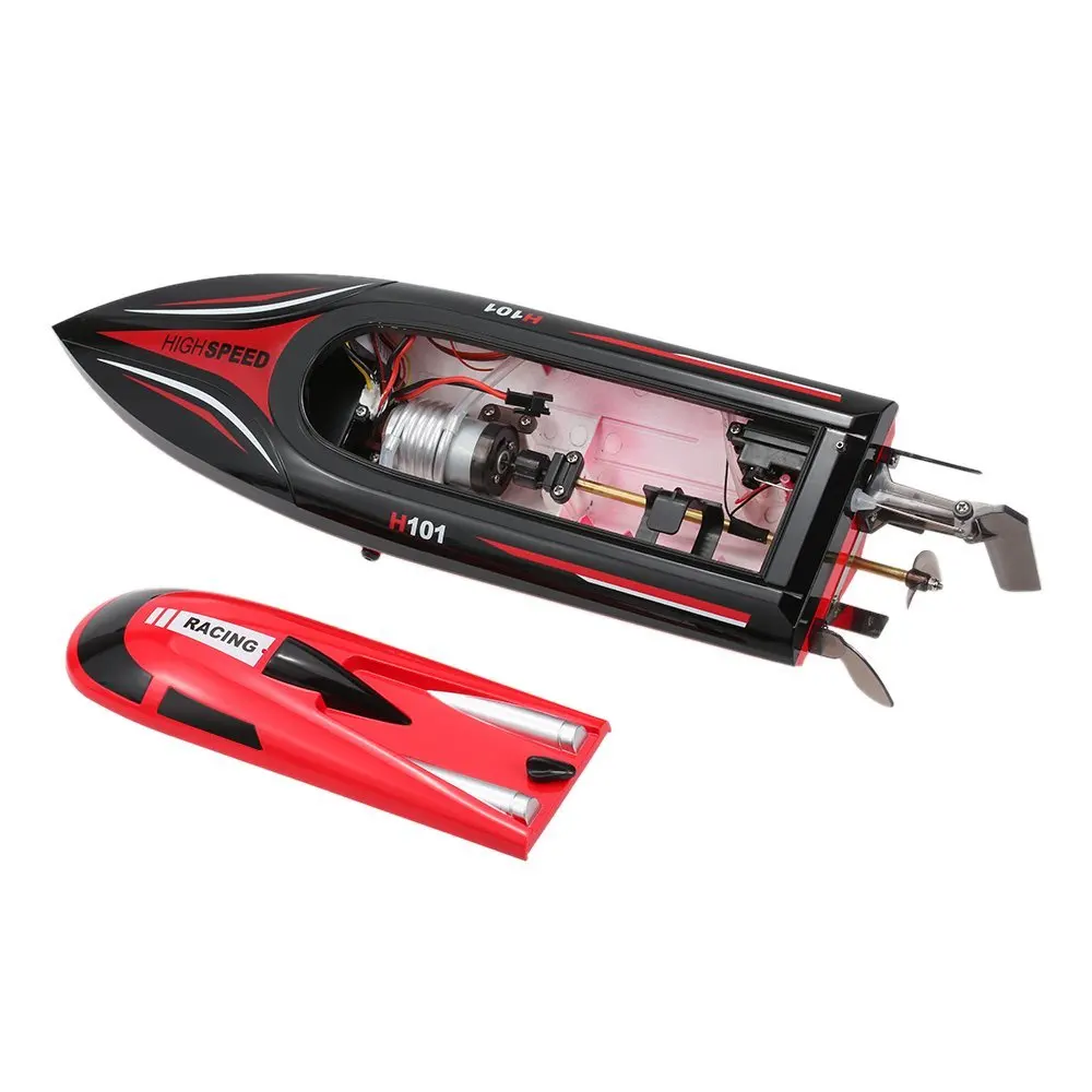 TKKJ H101 2.4G RC Boat 180 Degree Flip High Speed Racer Boat Electric RC Racing Boat for Pools, Lakes and Outdoor Adventure
TKKJ H101 2.4G RC Boat 180 Degree Flip High Speed Racer Boat Electric RC Racing Boat for Pools, Lakes and Outdoor Adventure