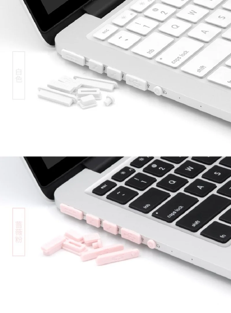 Силиконовый чехол для Macbook Air 13 Pro 13 15 Пылезащитная заглушка для USB Пылезащитная Крышка для Macbook retina 13 15 Пылезащитная Крышка для ноутбука