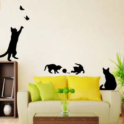 DIY мультфильм озорная детская Котенок Играть с детской комнаты гостиная