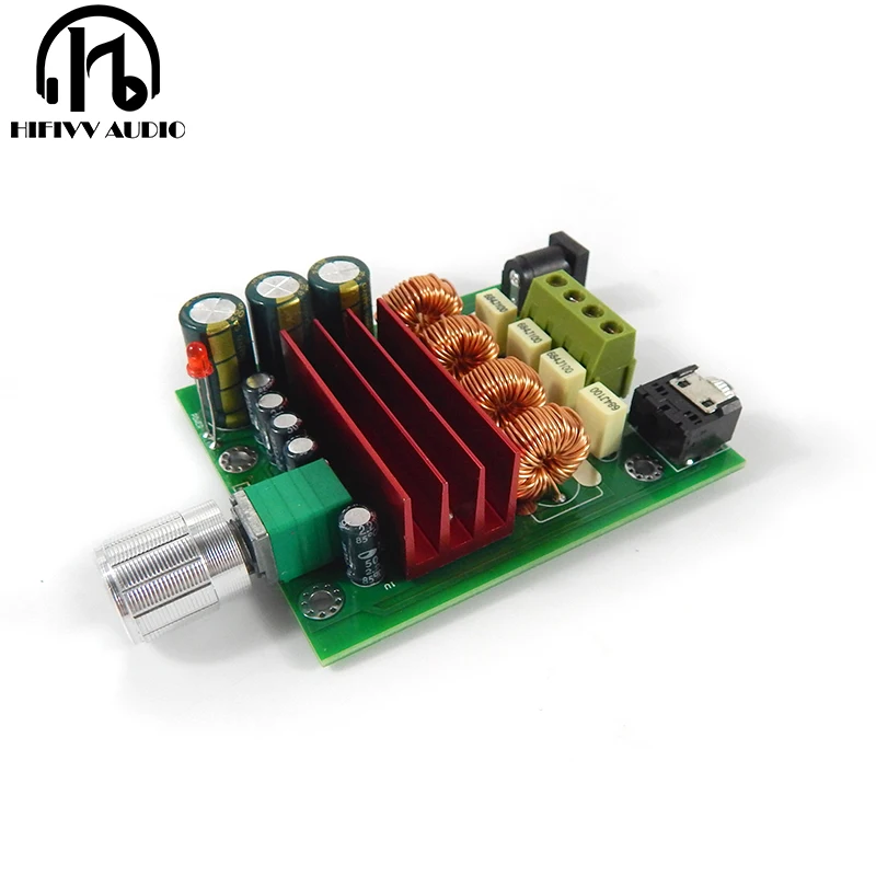 

Hifi усилитель Tpa3116d2 50 Вт * 2 HIFI Цифровой усилитель мощности, плата динамика с красным кольцом, версия индуктивности