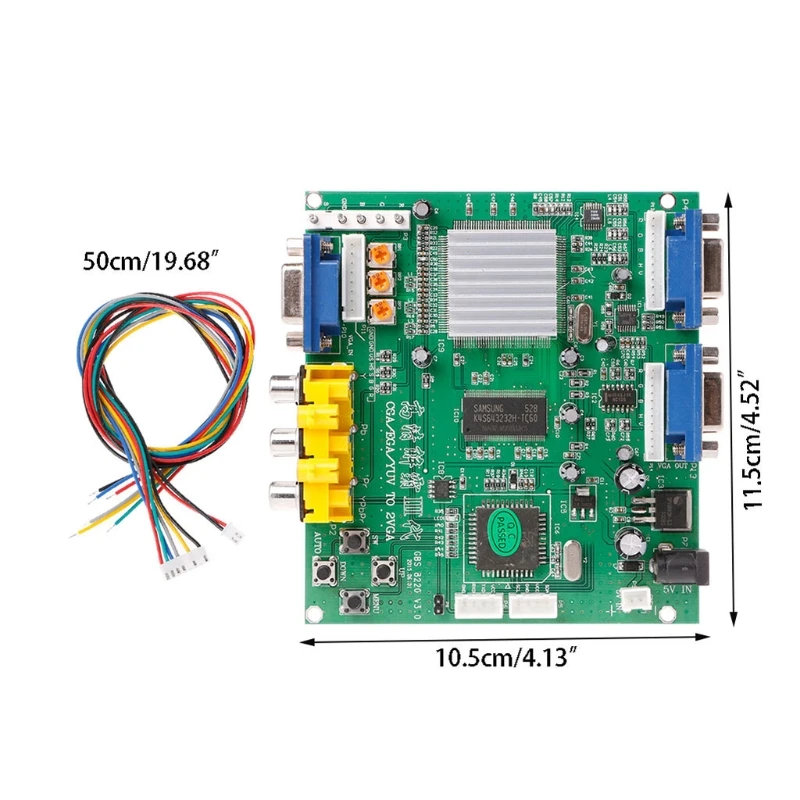 Arcade Game RGB/CGA/EGA/YUV To Dual VGA HD Video Converter Adapter Board GBS-8220 | Электроника