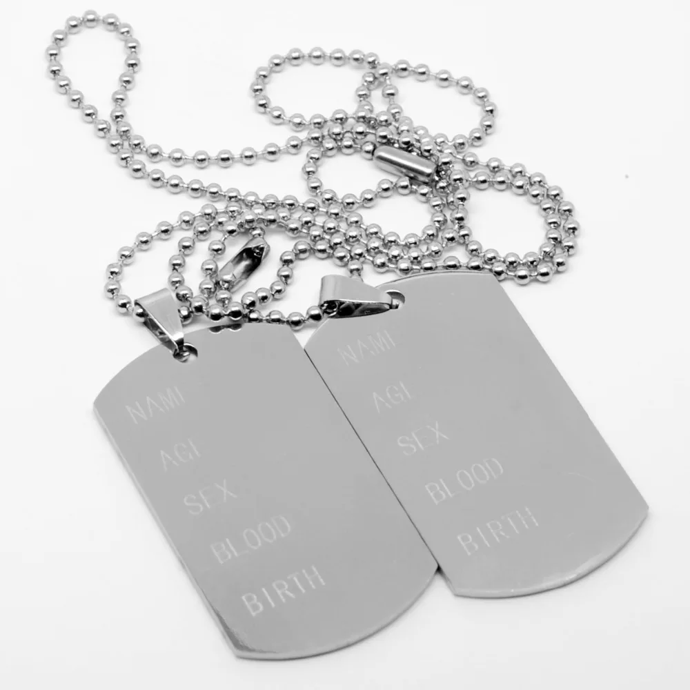 Мужская подвеска жетон из нержавеющей стали 316l|jewelry necklace silver|jewelry cases for necklacesnecklace